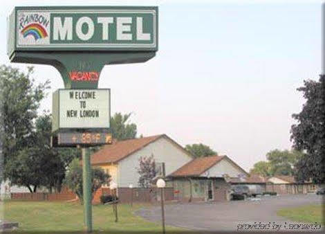 Rainbow Motel New London Bagian luar foto
